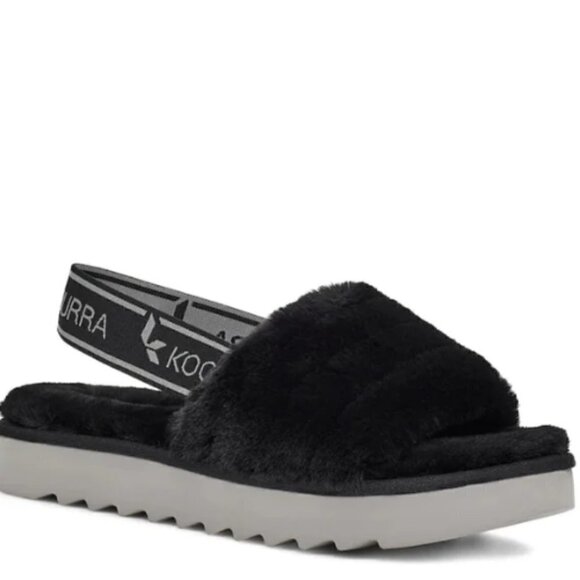 Koolaburra By UGG Fuzzn II Platform Sandal Size 9 - Picture 1 of 6
